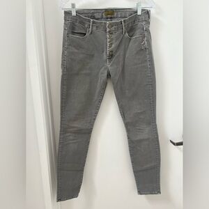 Mother The Pixie Graphite Wash Jeans